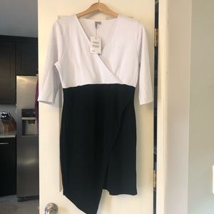 ASOS NWT Faux Wrap Dress Sz 10
